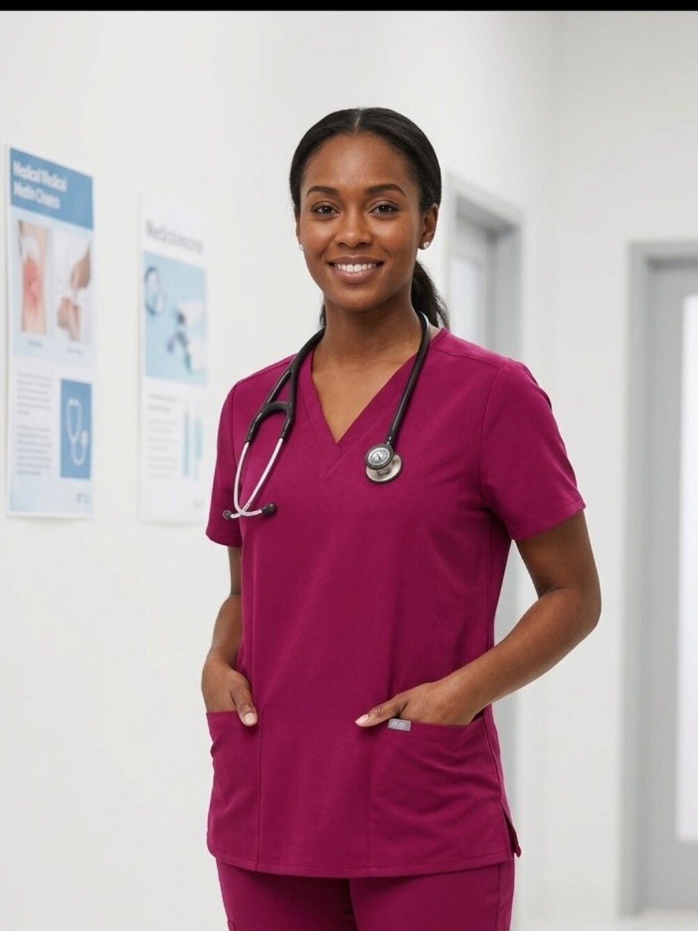 FIGS Scrub Top Women's Technical Collection Casma Style FW1100 Stretch Size XXL